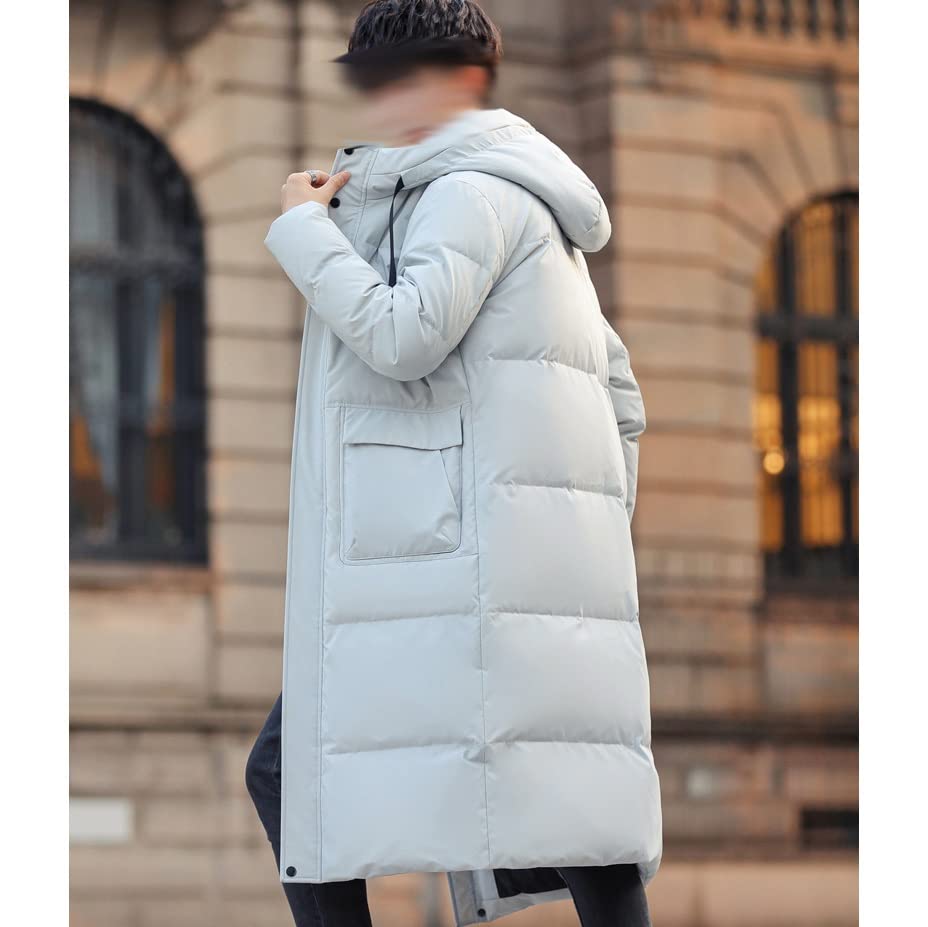 XLARGEホワイトダウンジャケット フード付き